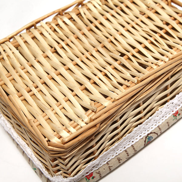 Classic Bamboo Picnic Basket