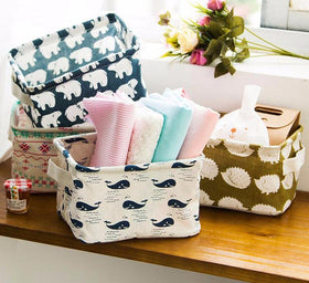 Cute Pattern Print Basket